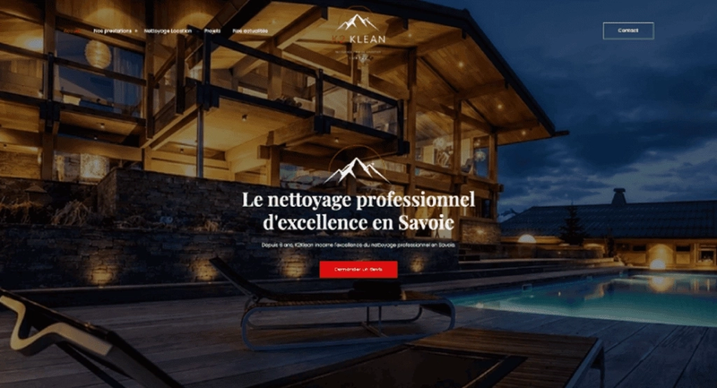 Création du site K2Klean : un site premium pour le nettoyage professionnel en Savoie