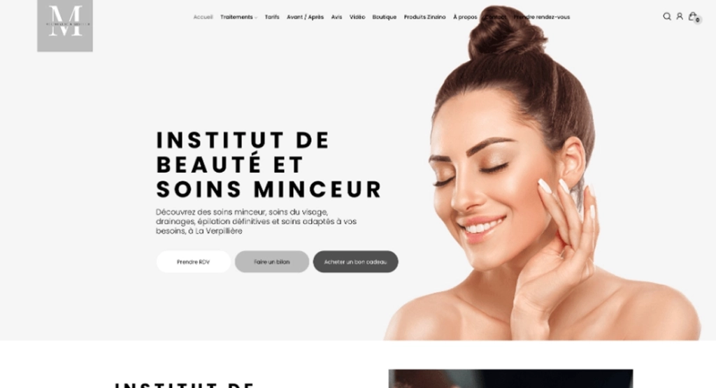 Création du site e-commerce de l’institut Mel’Beauté Minceur à La Verpillière